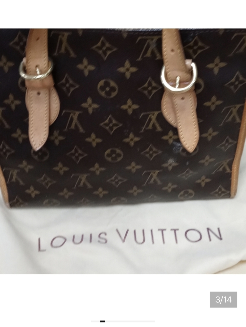 Authentic Louis Vuitton Brown and Tan Monogram Handbag - Picture 12 of 15